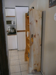 In my kitchen -- from the side.