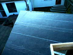 Roofing underlayer up close 2010 Oct 25